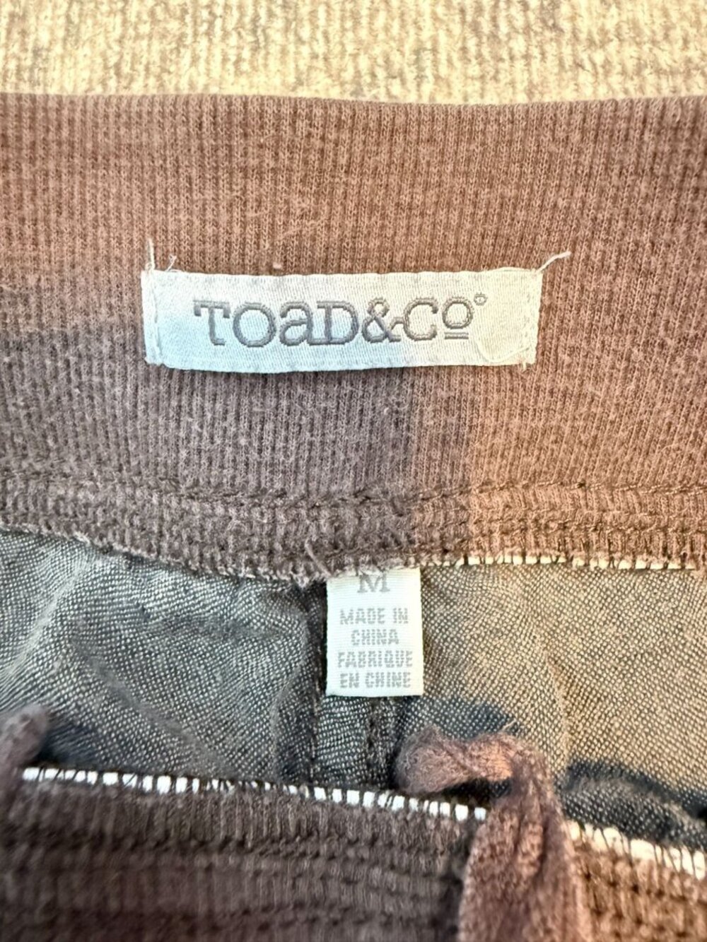 Toad & Co Women's Lina Linen Pull On Pants Medium Brown Lagenlook Coastal - Picture 3 of 11